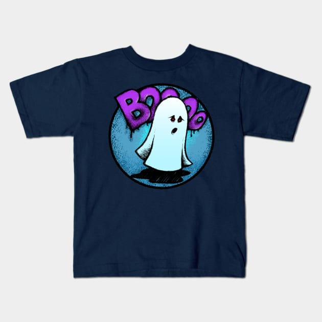 Boooo Kids T-Shirt by Rosado